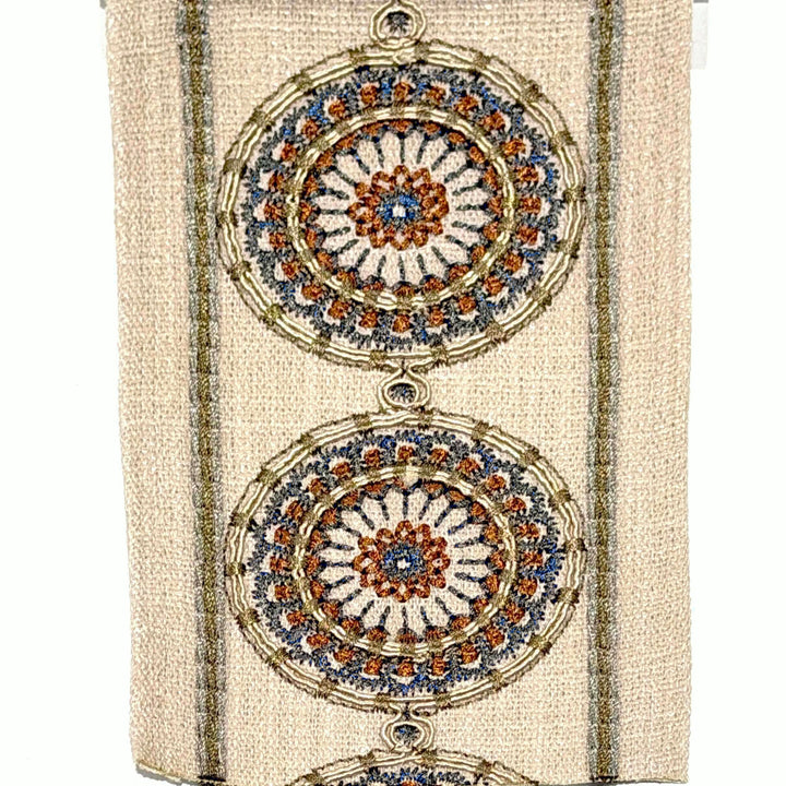 Medina Spice 4.3 inch embroidery decorative ribbon tape trim
