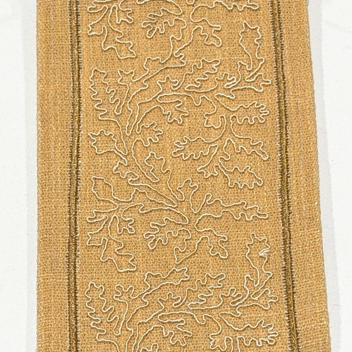 Corliss Apricot 4.3 inch embroidery decorative ribbon tape trim