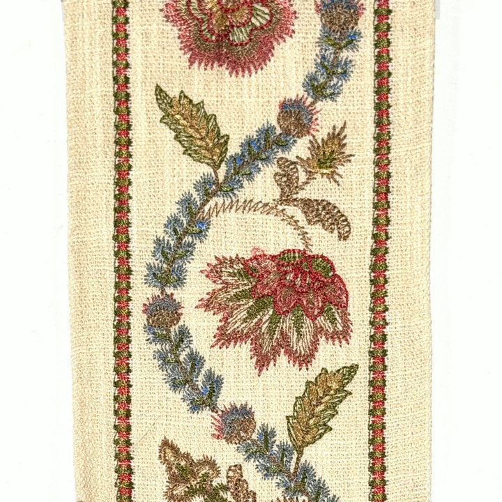 Seraphine Rose 4.3 inch embroidery decorative ribbon tape trim