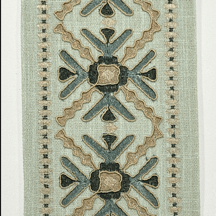 Anatolia Seaglass 4.7 inch embroidery decorative ribbon tape trim