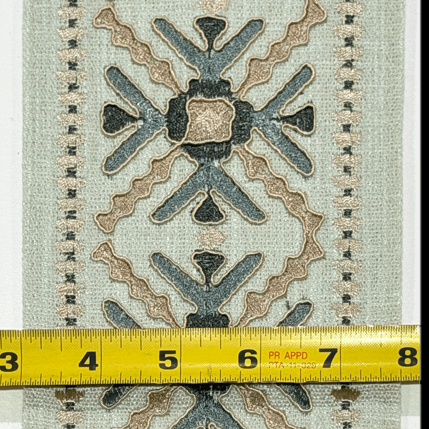 Anatolia Seaglass 4.7 inch embroidery decorative ribbon tape trim