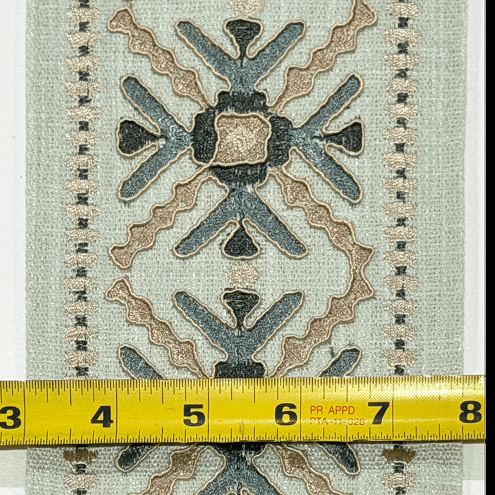 Anatolia Seaglass 4.7 inch embroidery decorative ribbon tape trim