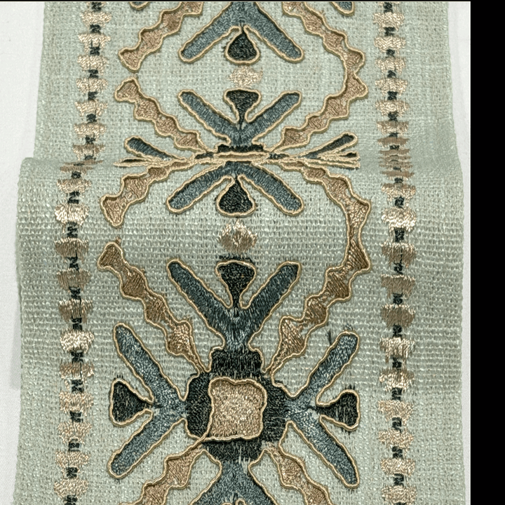 Anatolia Seaglass 4.7 inch embroidery decorative ribbon tape trim
