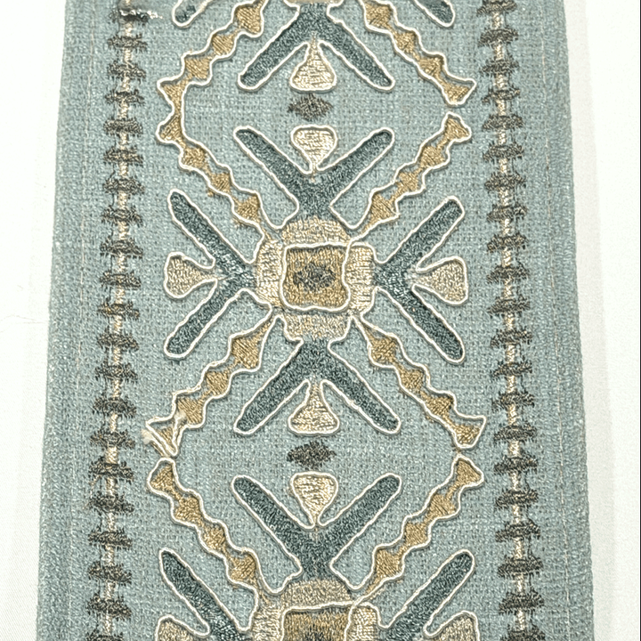 Anatolia Mist Blue 4.7 inch embroidery decorative ribbon tape trim