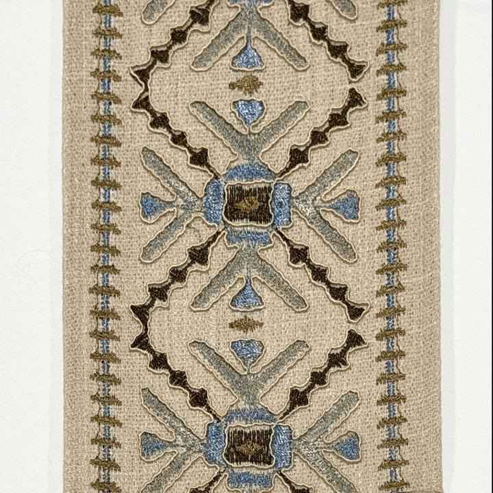 Anatolia Mocha 4.7 inch embroidery decorative ribbon tape trim
