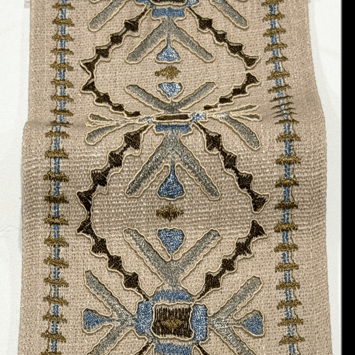 Anatolia Mocha 4.7 inch embroidery decorative ribbon tape trim