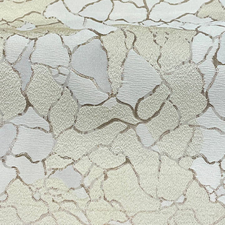 108" Wide ARC Light Brown Gold Beige Abstract Jacquard Fabric