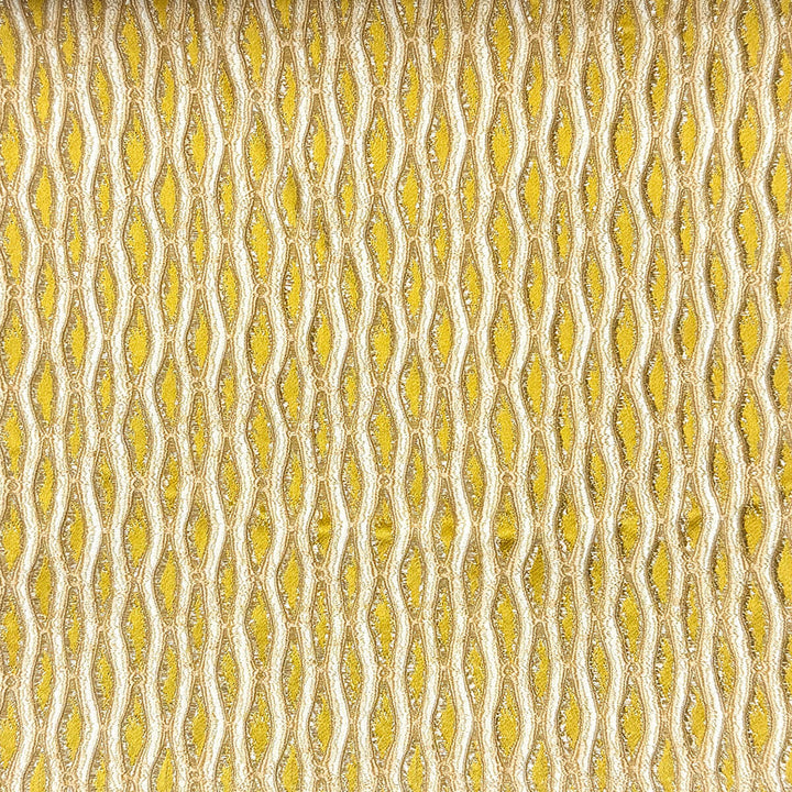 Montrelle Gold Ivory Textured Damask Jacquard Brocade Fabric