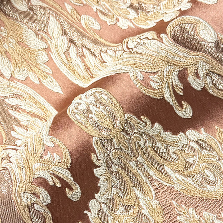 Eldenburg Blush Textured Damask Jacquard Brocade Fabric