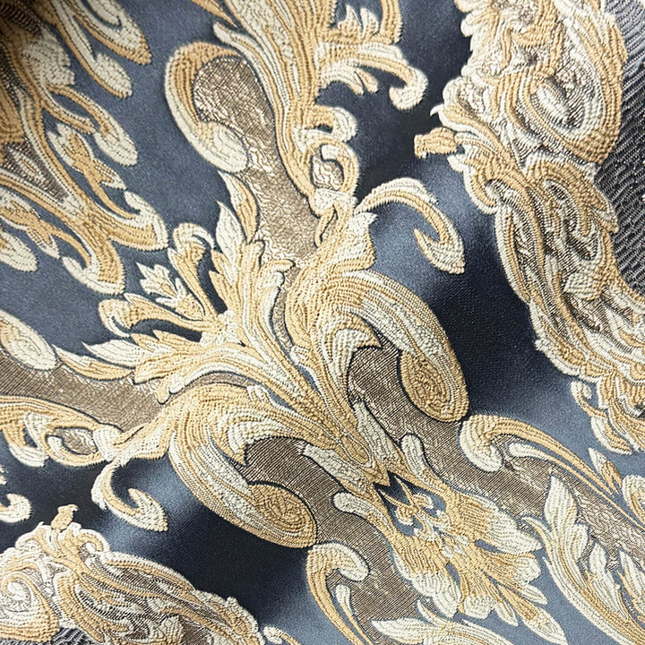 Eldenburg Ocean Textured Damask Jacquard Brocade Fabric