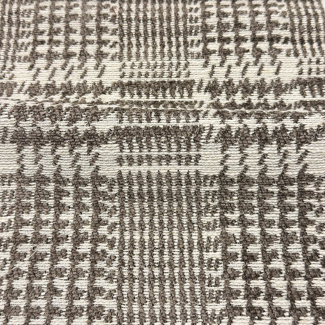 Virelle Brown Houndstooth Chenille Fabric