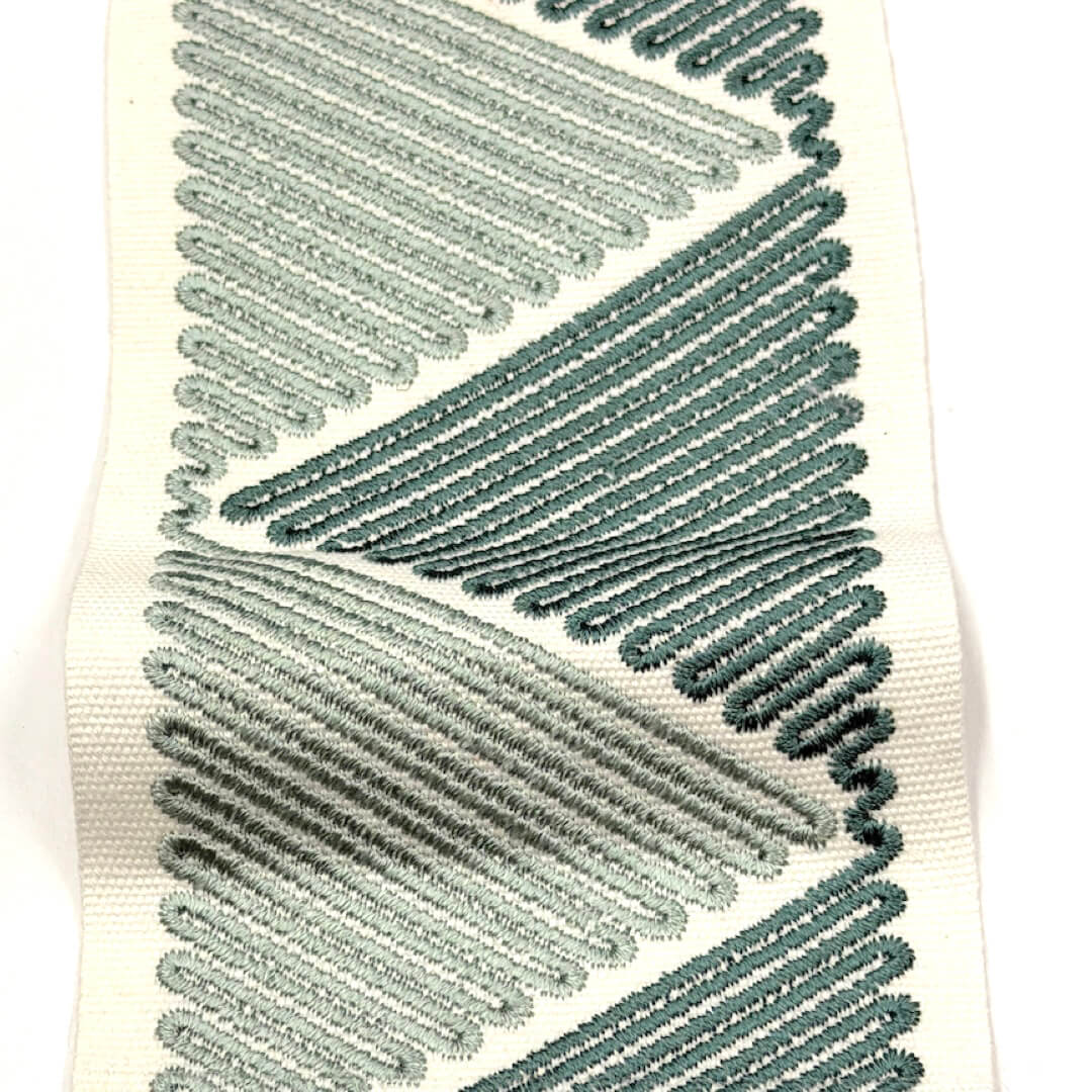 3 YARDS / 6 COLORS / Luvigne 4 inch Wide Decorative Embroidery Ribbon Tape Trim