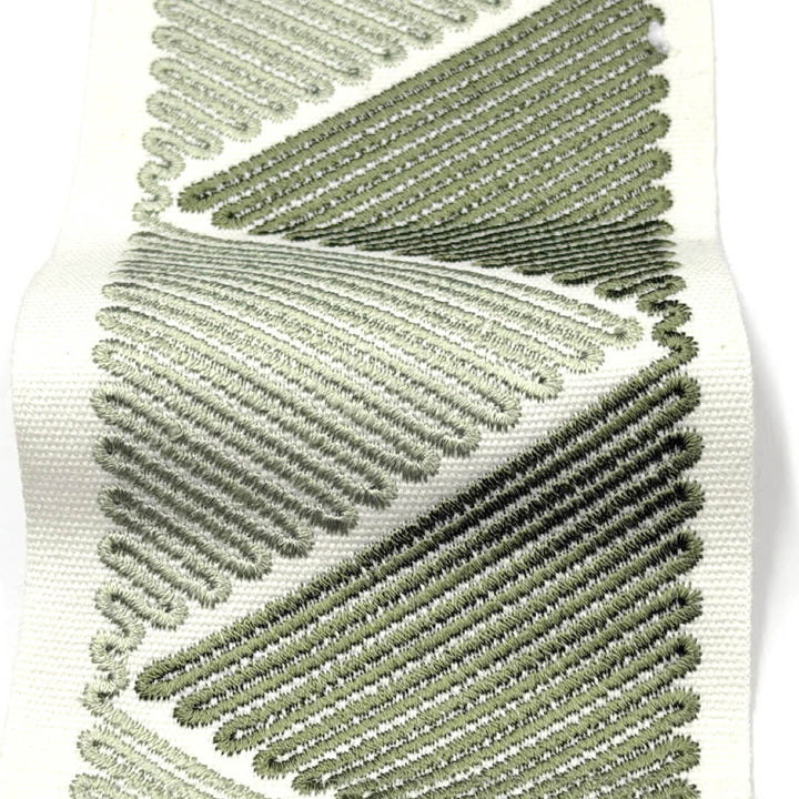 3 YARDS / 6 COLORS / Luvigne 4 inch Wide Decorative Embroidery Ribbon Tape Trim