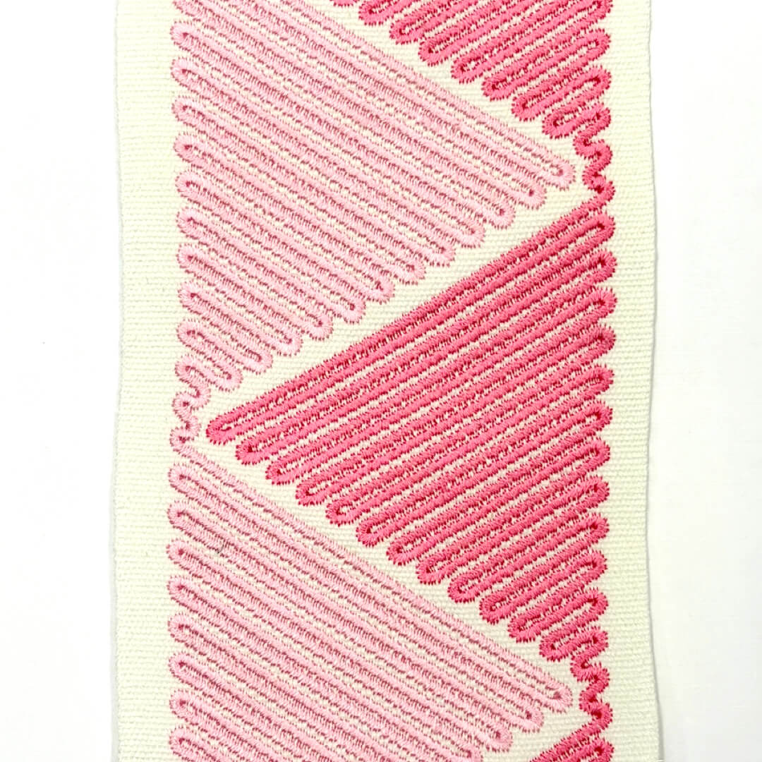 3 YARDS / 6 COLORS / Luvigne 4 inch Wide Decorative Embroidery Ribbon Tape Trim