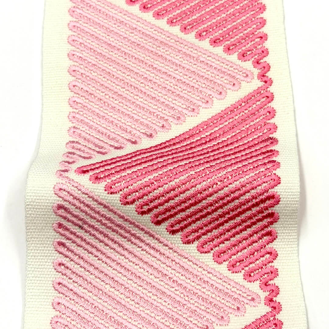 3 YARDS / 6 COLORS / Luvigne 4 inch Wide Decorative Embroidery Ribbon Tape Trim