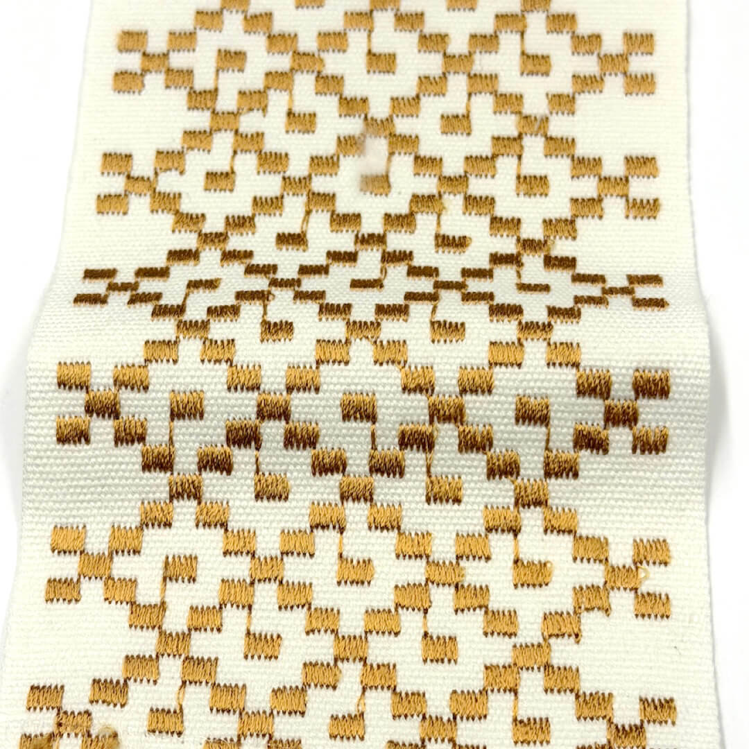 3 YARDS / 6 COLORS / Damascene 4 inch Wide Decorative Embroidery Ribbon Tape Trim