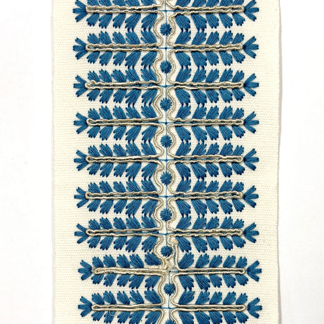 3 YARDS / 5 COLORS / Provenelle 4 inch Wide Decorative Embroidery Ribbon Tape Trim