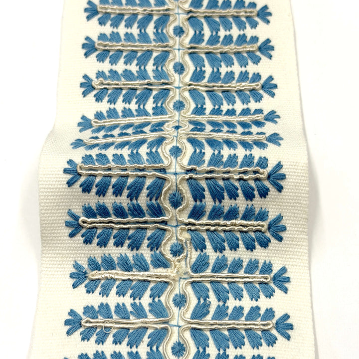 3 YARDS / 5 COLORS / Provenelle 4 inch Wide Decorative Embroidery Ribbon Tape Trim