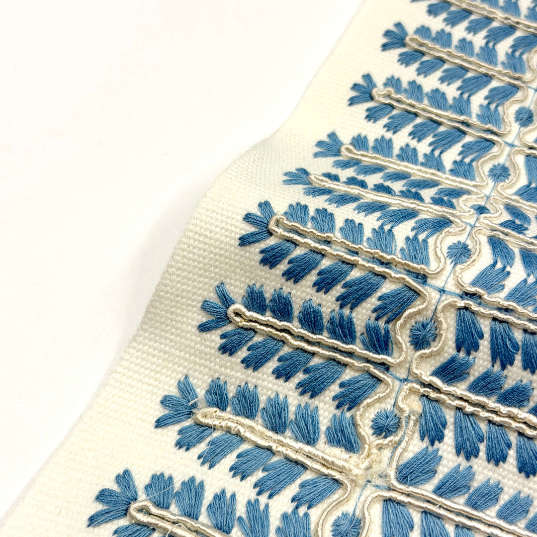 3 YARDS / 5 COLORS / Provenelle 4 inch Wide Decorative Embroidery Ribbon Tape Trim