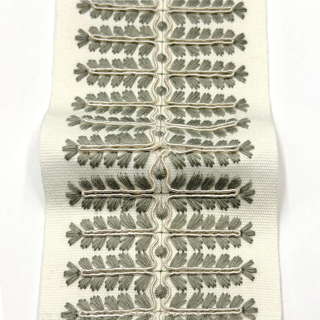 3 YARDS / 5 COLORS / Provenelle 4 inch Wide Decorative Embroidery Ribbon Tape Trim