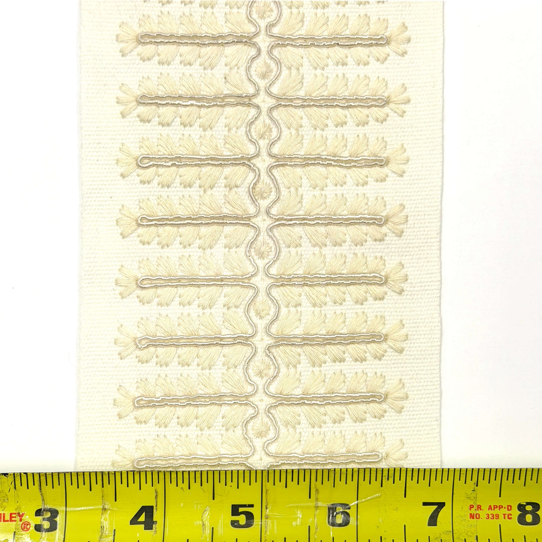 3 YARDS / 5 COLORS / Provenelle 4 inch Wide Decorative Embroidery Ribbon Tape Trim