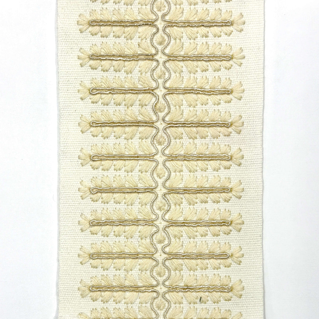 3 YARDS / 5 COLORS / Provenelle 4 inch Wide Decorative Embroidery Ribbon Tape Trim