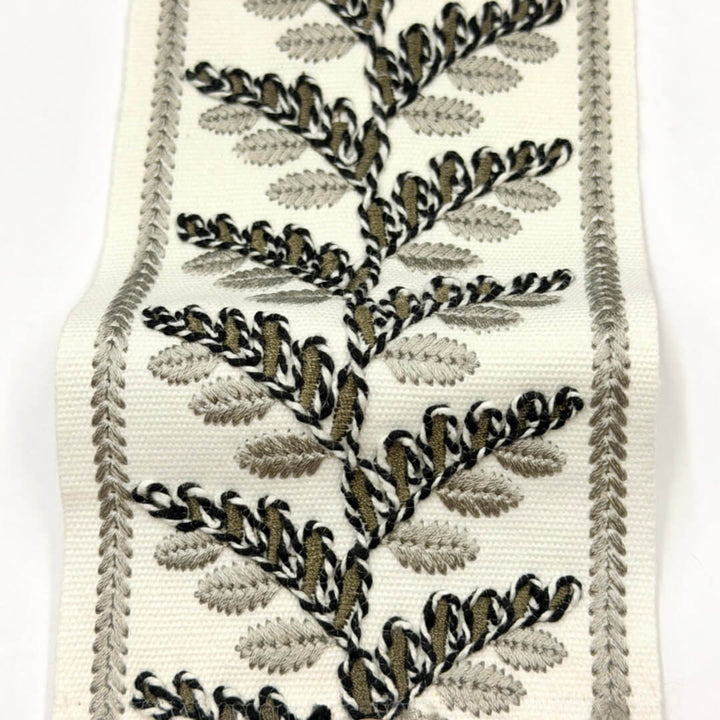 3 YARDS / 4 COLORS / Vellutoque 4 inch Wide Decorative Embroidery Ribbon Tape Trim