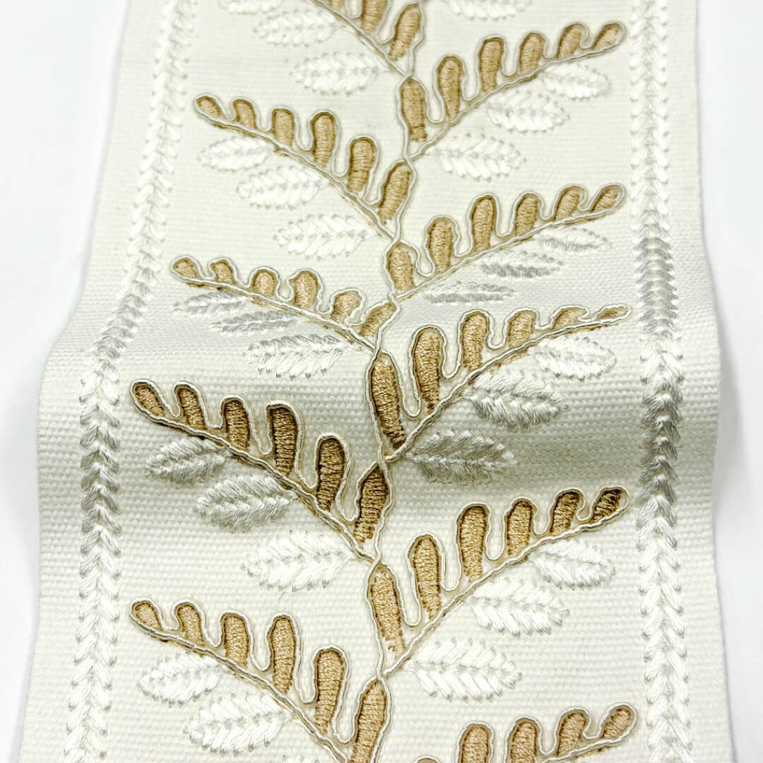 3 YARDS / 4 COLORS / Vellutoque 4 inch Wide Decorative Embroidery Ribbon Tape Trim