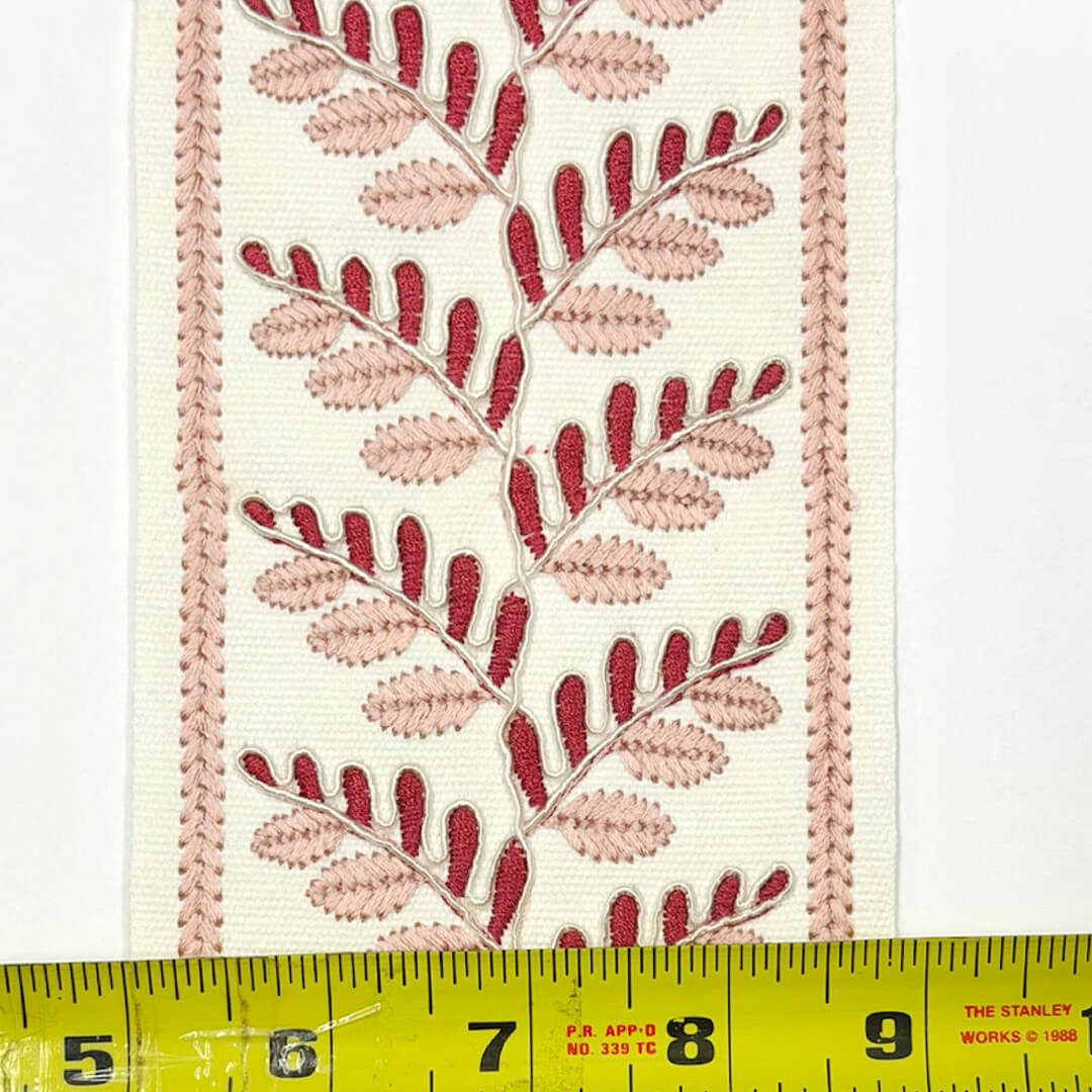 3 YARDS / 4 COLORS / Loggia 4 inch Wide Decorative Embroidery Ribbon Tape Trim