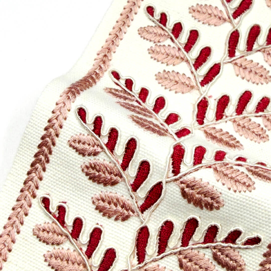 3 YARDS / 4 COLORS / Loggia 4 inch Wide Decorative Embroidery Ribbon Tape Trim