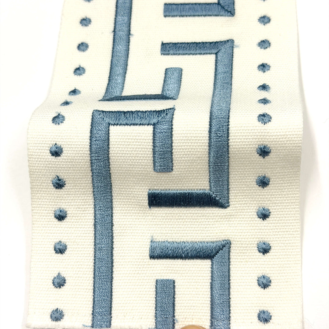 3 YARDS / 5 COLORS / Arcadia 4 inch Wide Decorative Embroidery Ribbon Tape Trim