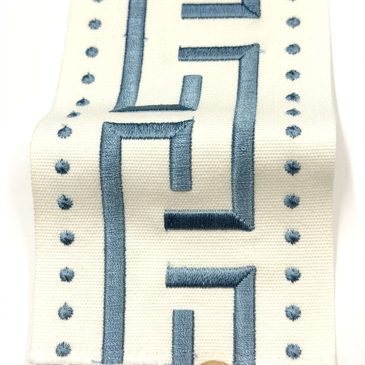 3 YARDS / 5 COLORS / Arcadia 4 inch Wide Decorative Embroidery Ribbon Tape Trim