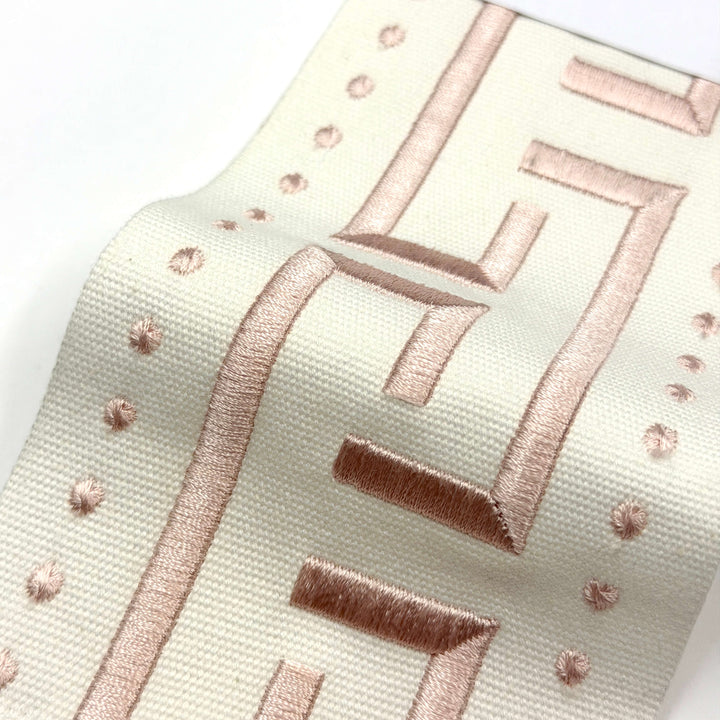 3 YARDS / 5 COLORS / Arcadia 4 inch Wide Decorative Embroidery Ribbon Tape Trim