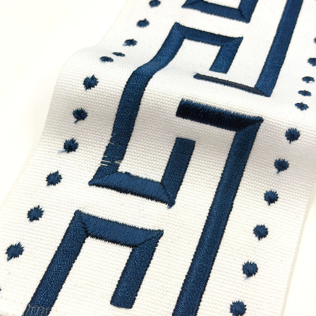 3 YARDS / 5 COLORS / Arcadia 4 inch Wide Decorative Embroidery Ribbon Tape Trim