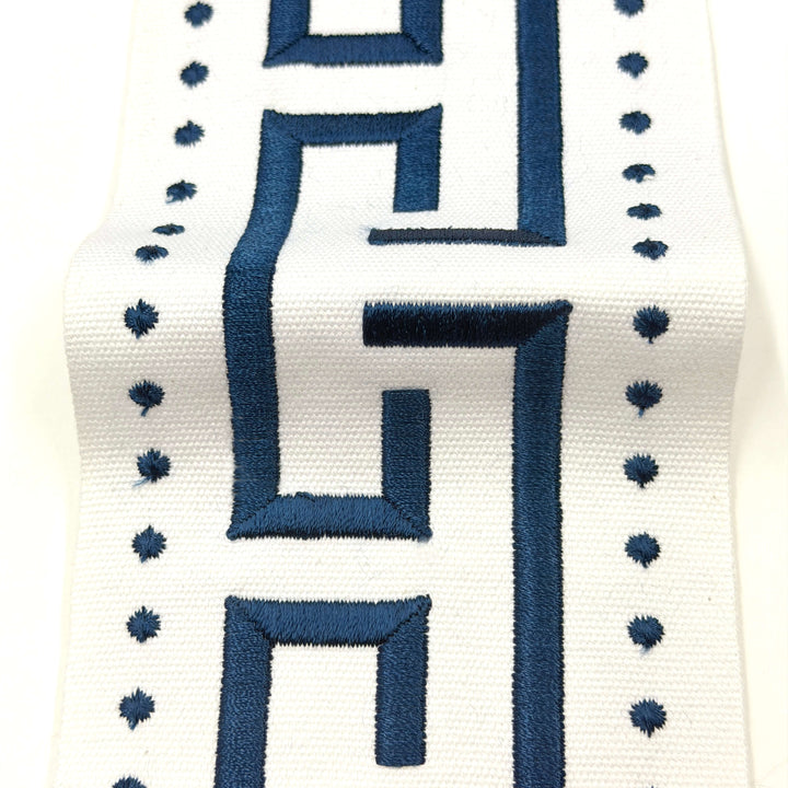 3 YARDS / 5 COLORS / Arcadia 4 inch Wide Decorative Embroidery Ribbon Tape Trim