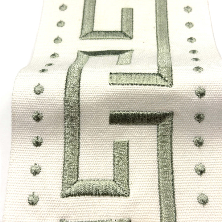 3 YARDS / 5 COLORS / Arcadia 4 inch Wide Decorative Embroidery Ribbon Tape Trim