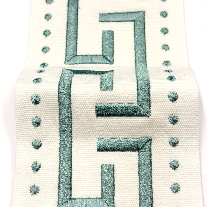 3 YARDS / 5 COLORS / Arcadia 4 inch Wide Decorative Embroidery Ribbon Tape Trim