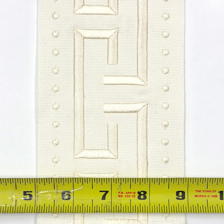 3 YARDS / 5 COLORS / Arcadia 4 inch Wide Decorative Embroidery Ribbon Tape Trim