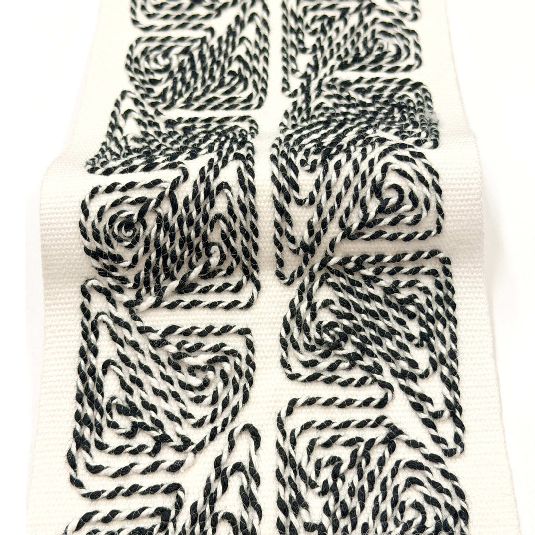 3 YARDS / 8 COLORS / Vienne 4 inch Wide Decorative Embroidery Ribbon Tape Trim (Copy)