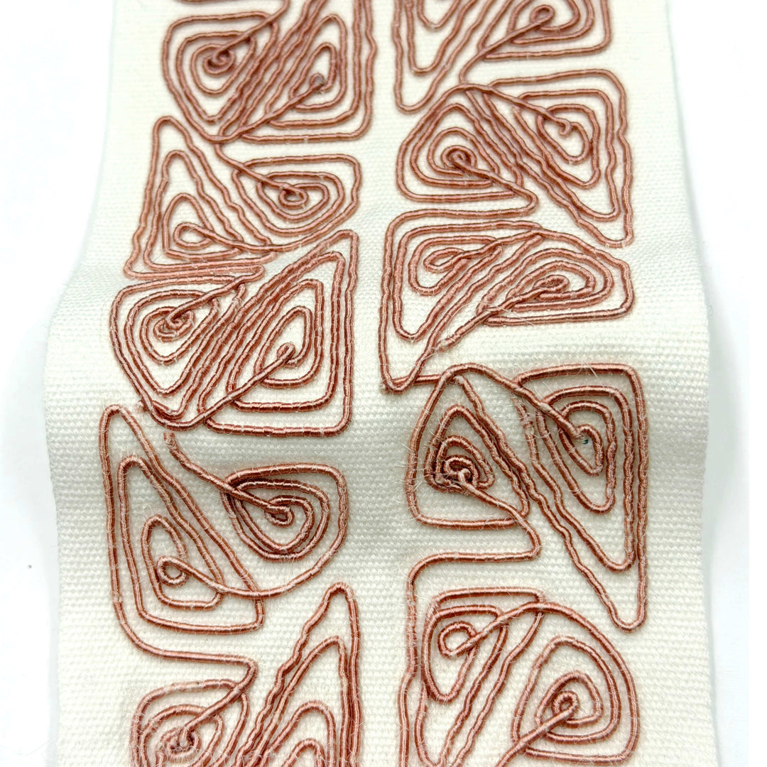 3 YARDS / 8 COLORS / Vienne 4 inch Wide Decorative Embroidery Ribbon Tape Trim (Copy)