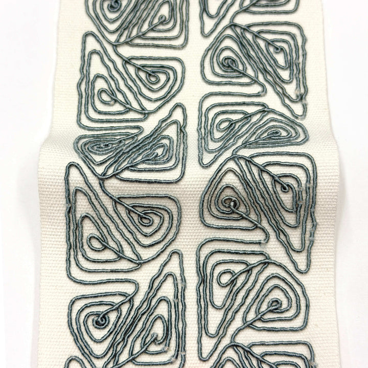 3 YARDS / 8 COLORS / Vienne 4 inch Wide Decorative Embroidery Ribbon Tape Trim (Copy)