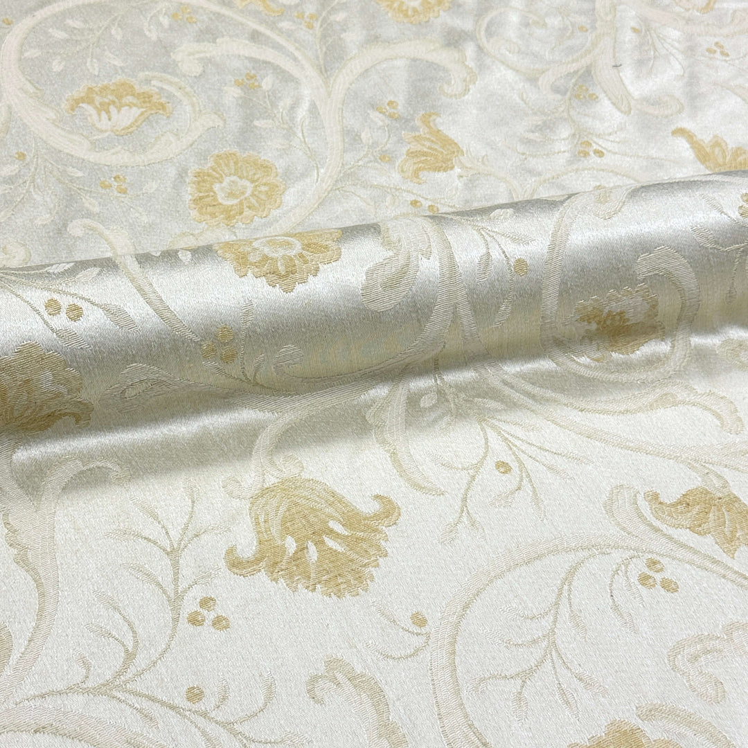 3 COLORS / Compari Full Blossom Chenille Jacquard Fabric