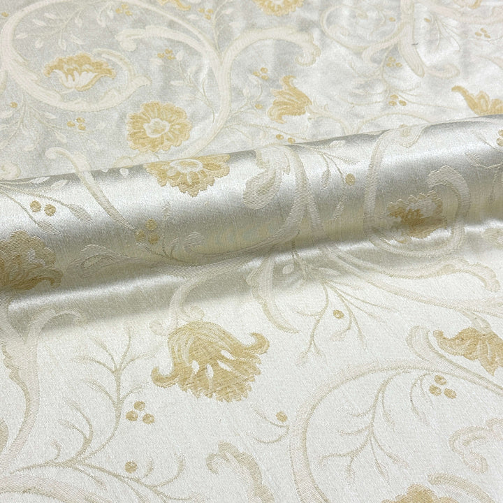 3 COLORS / Compari Full Blossom Chenille Jacquard Fabric