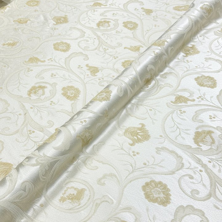 3 COLORS / Compari Full Blossom Chenille Jacquard Fabric