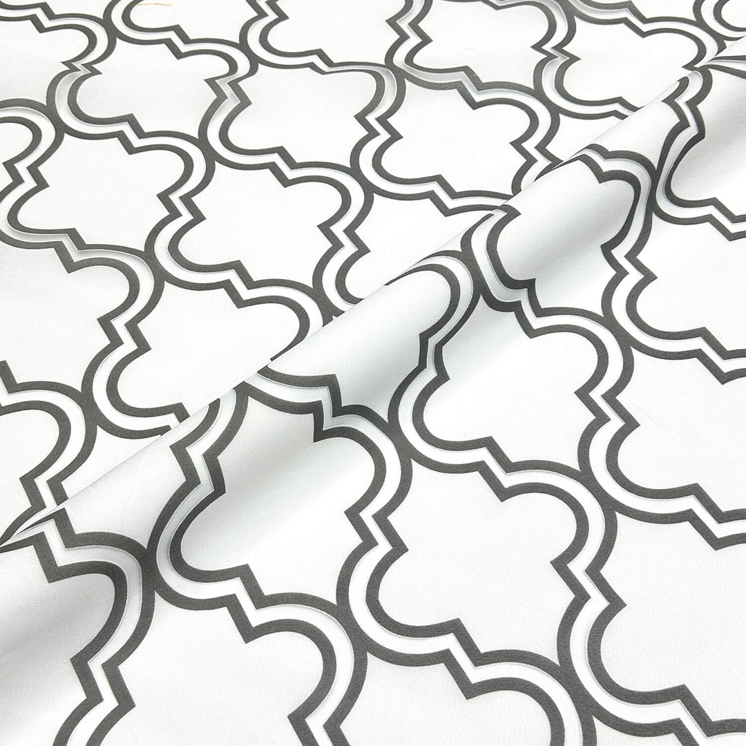 110" Wide Amilia Embroidery Geometric Trellis Voile Batiste Sheer Fabric