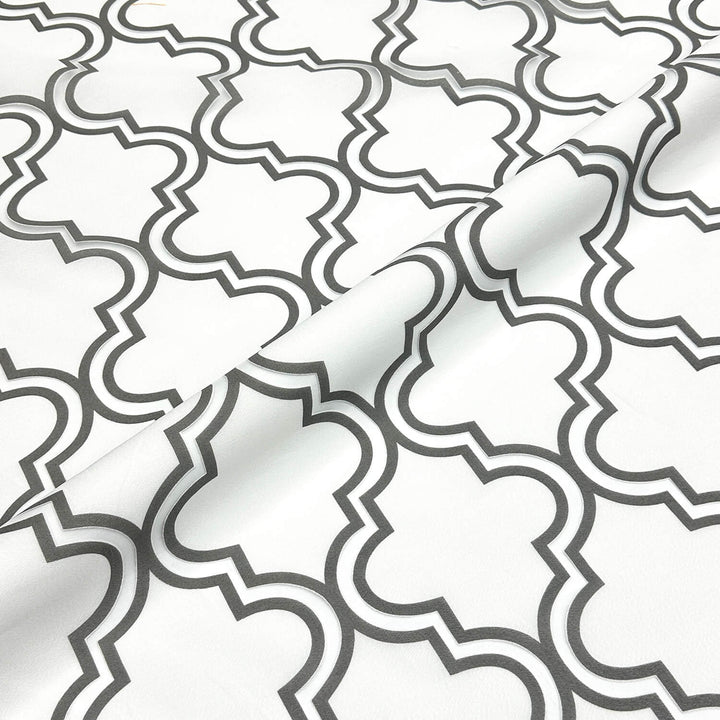 110" Wide Amilia Embroidery Geometric Trellis Voile Batiste Sheer Fabric