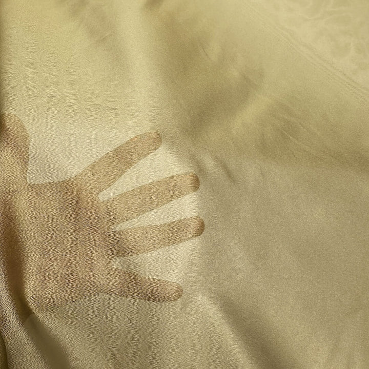 Brown Solid Batiste Sheer Voile Fabric