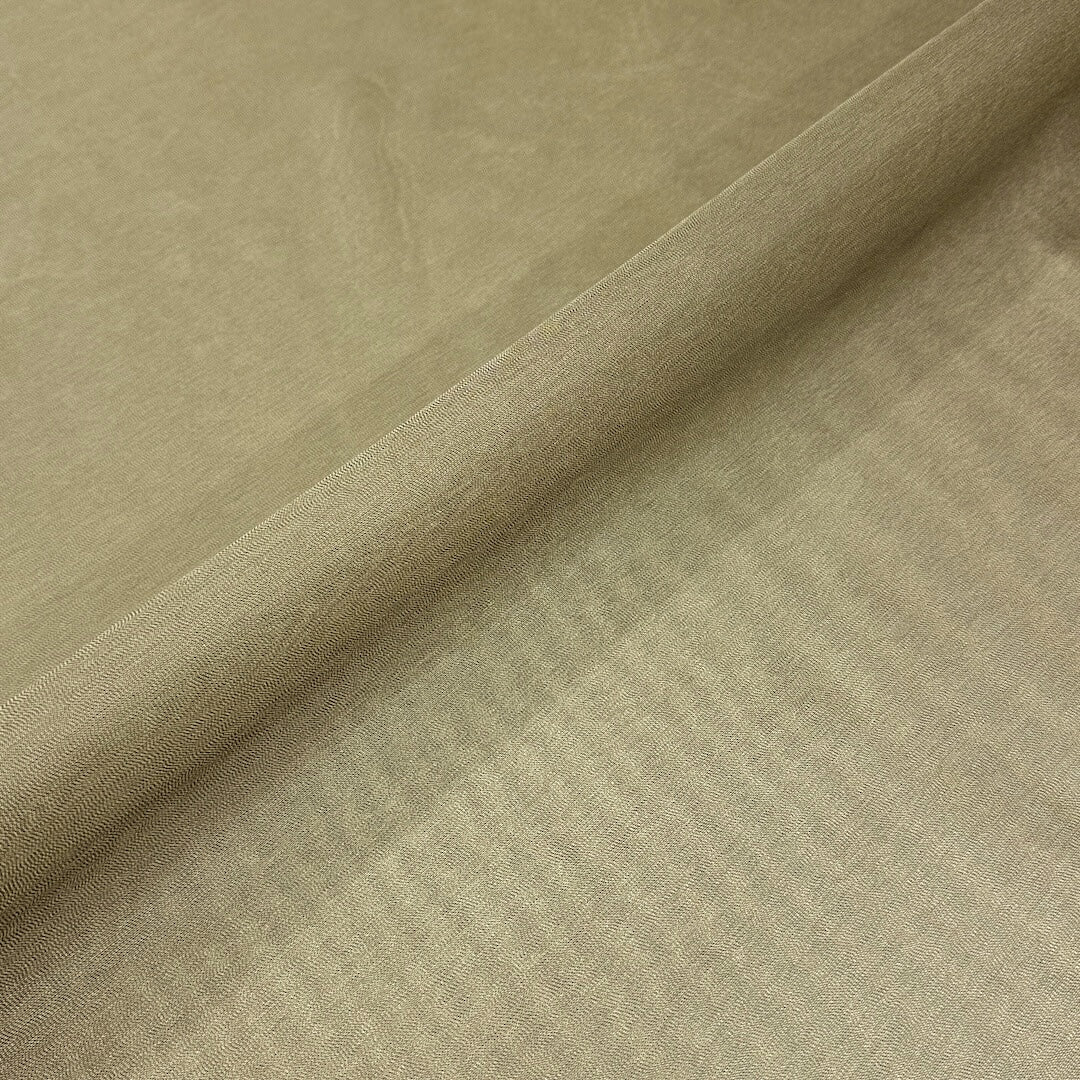 Brown Solid Batiste Sheer Voile Fabric