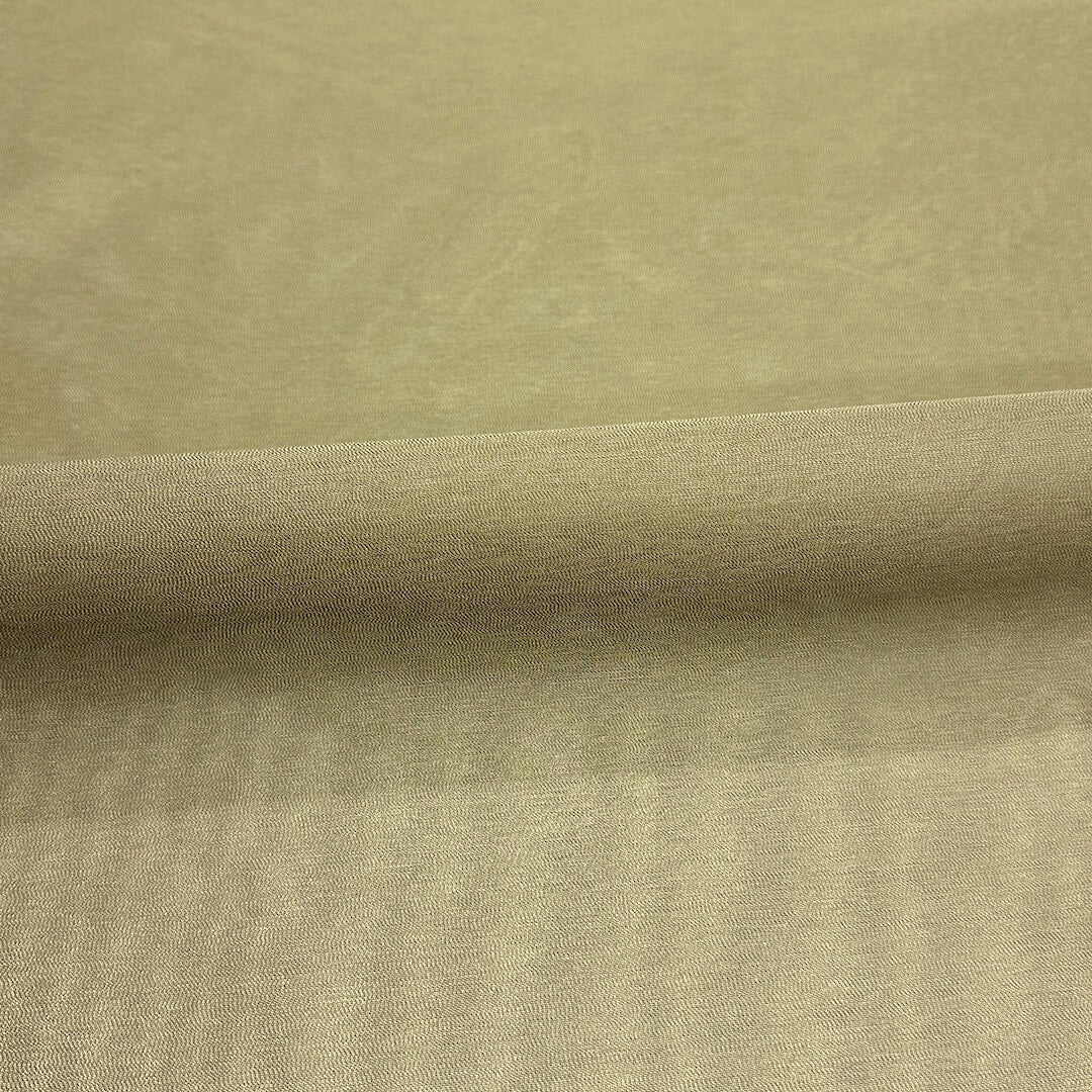 Brown Solid Batiste Sheer Voile Fabric