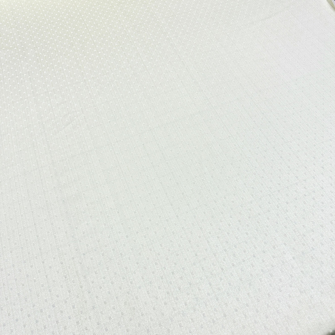 108" Wide SACA Beige Ivory Geometric Dots Woven Jacquard Brocade Fabric